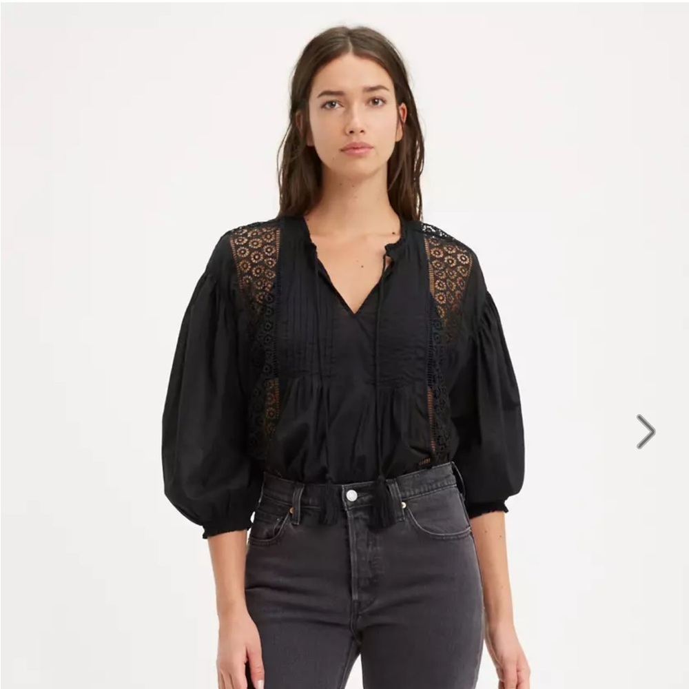 Levi’s Peasant Blouse